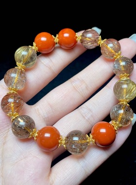 云上叙水晶多宝DIY单圈手串-多样性发一件11mm-V56385-E（商城）