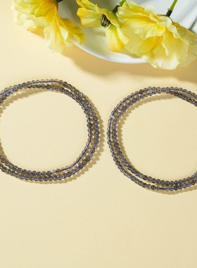 云上叙19 DS43900 月光石项链-多样性发一件-4mm（甄选 ）