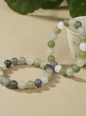 云上叙28 DS93773-和田玉手串-多样性发其一-约10mm（甄选）