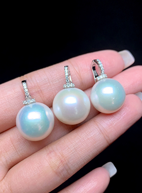 S925银珍珠吊坠-多样性发一件-约13.5mm-V66765-E（商城）