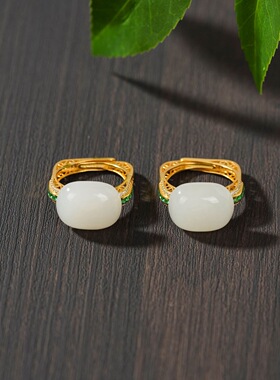 云上叙12 DS55136 和田玉戒指-多样性发其一-15*12mm（甄选）