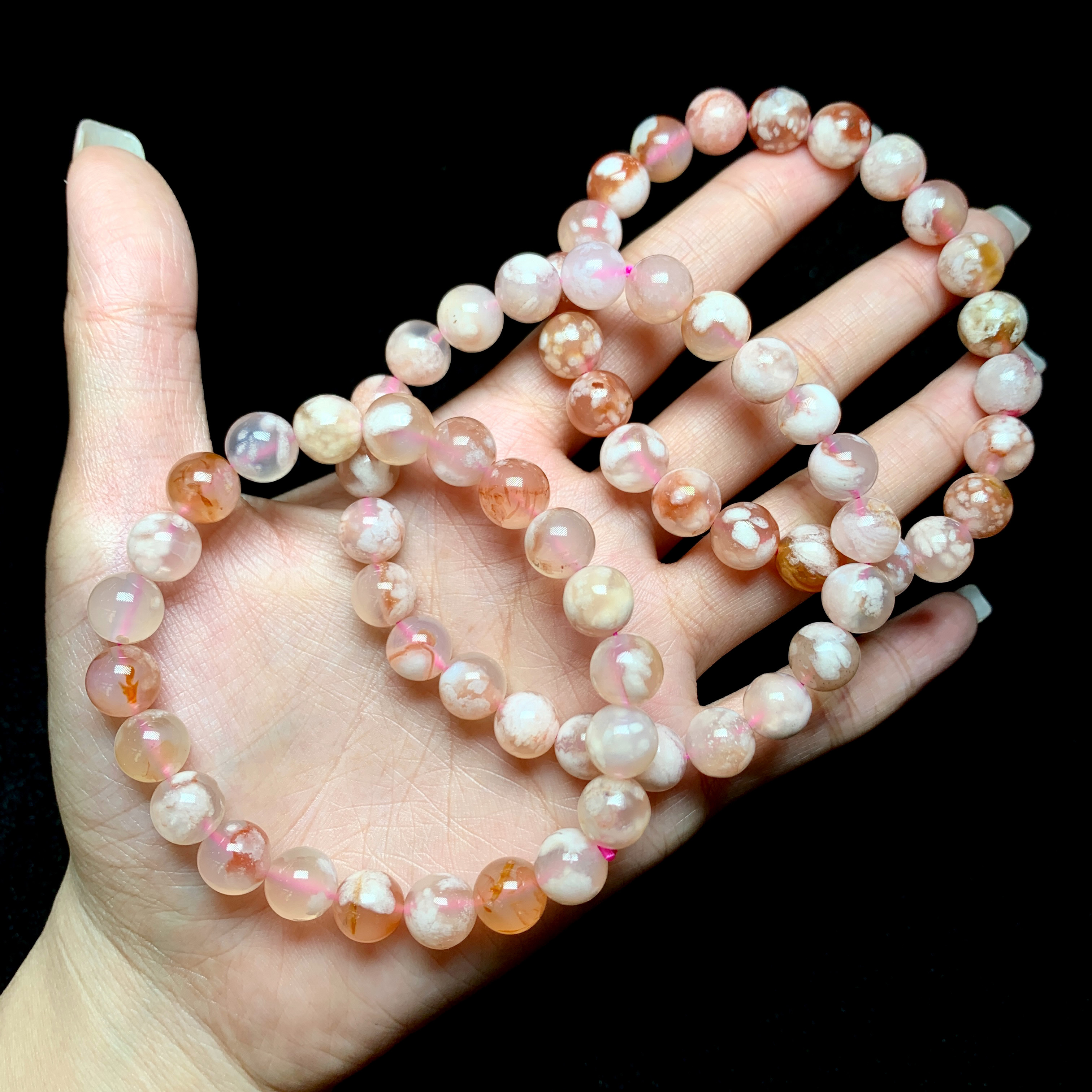 云上叙25 DS97689 玛瑙单圈手串-多样性发一件-8mm（甄选）,珠宝/钻石/翡翠,手饰,淘宝优惠券,粉丝福利购,淘宝优惠卷