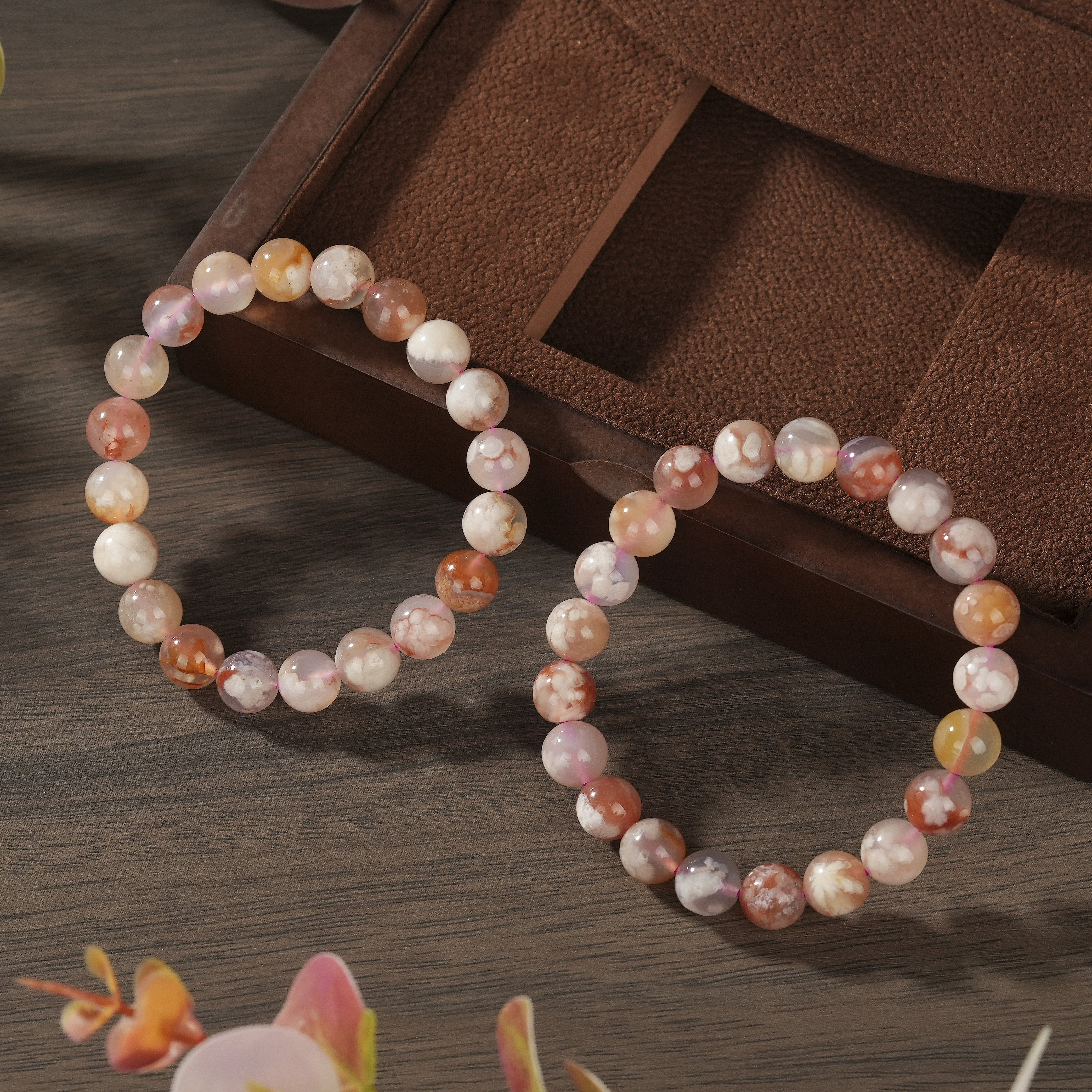 云上叙22 DS63247 樱花玛瑙手串-多样性发一件-9mm（甄选）,珠宝/钻石/翡翠,手饰,淘宝优惠券,粉丝福利购,淘宝优惠卷