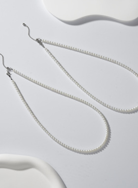 云上叙12 DS91444 -淡水珍珠项链—多样性发一件-约3.5mm（甄选）