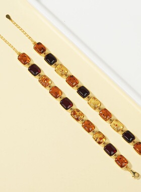 云上叙11 DS83904-琥珀手链—多样性发一件-10×8mm（甄选）