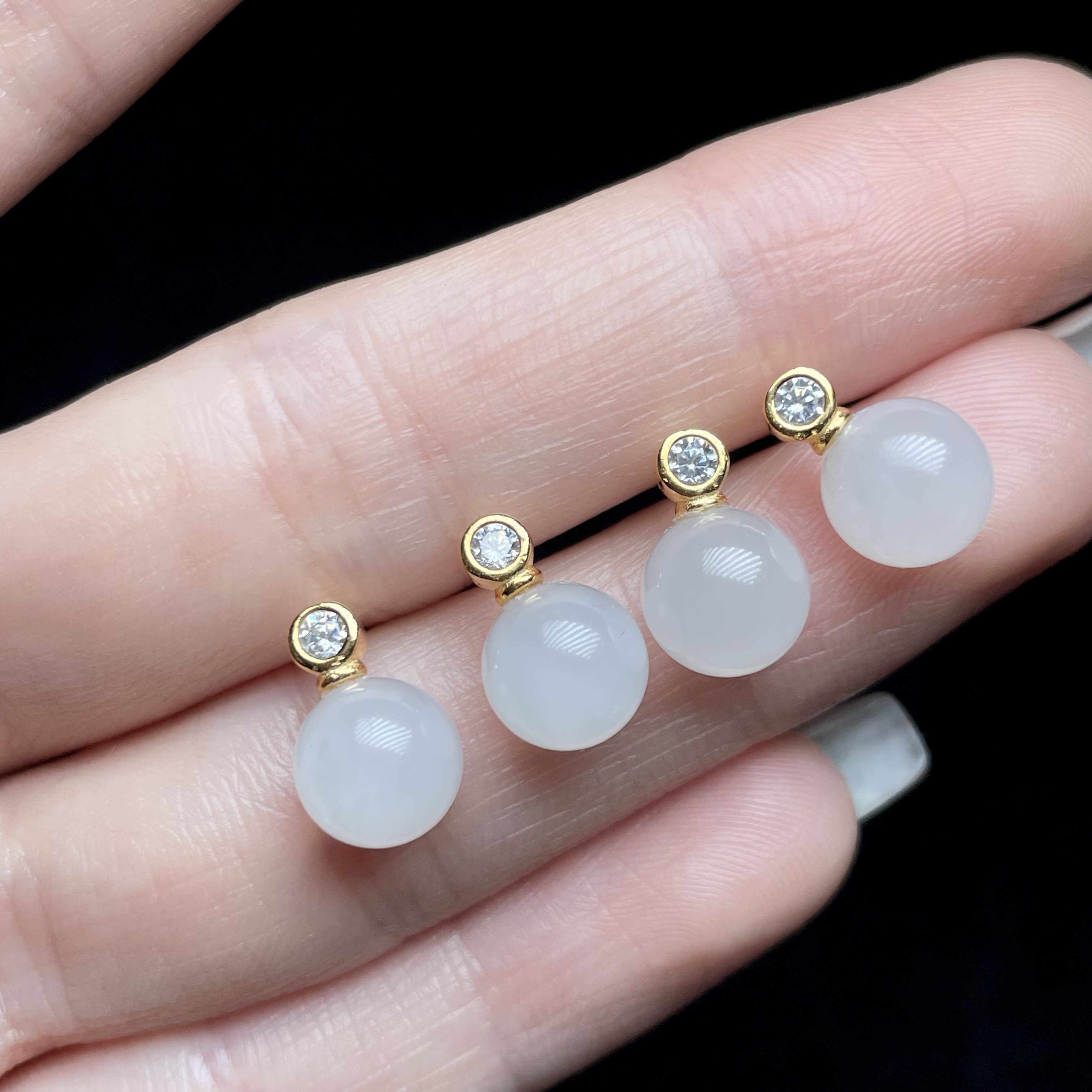 云上叙22 DS16955 和田玉耳钉-多样性发一件-7.5mm（甄选）,珠宝/钻石/翡翠,耳饰,淘宝优惠券,粉丝福利购,淘宝优惠卷