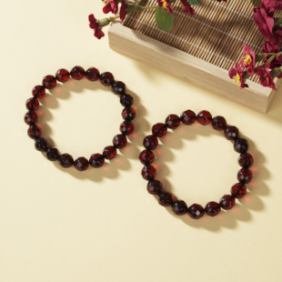 甄选 9mm 血珀单圈手串—多样性发一件 云上叙DS17904