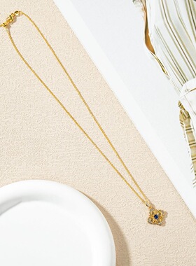 云上叙S925银蓝宝石吊坠-多样性发其一-4*5mm-V53968-E（商城）