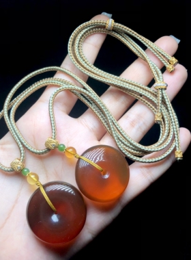 【云上叙】琥珀吊坠-多样性发其一-29*10mm-V87391-E（商城）