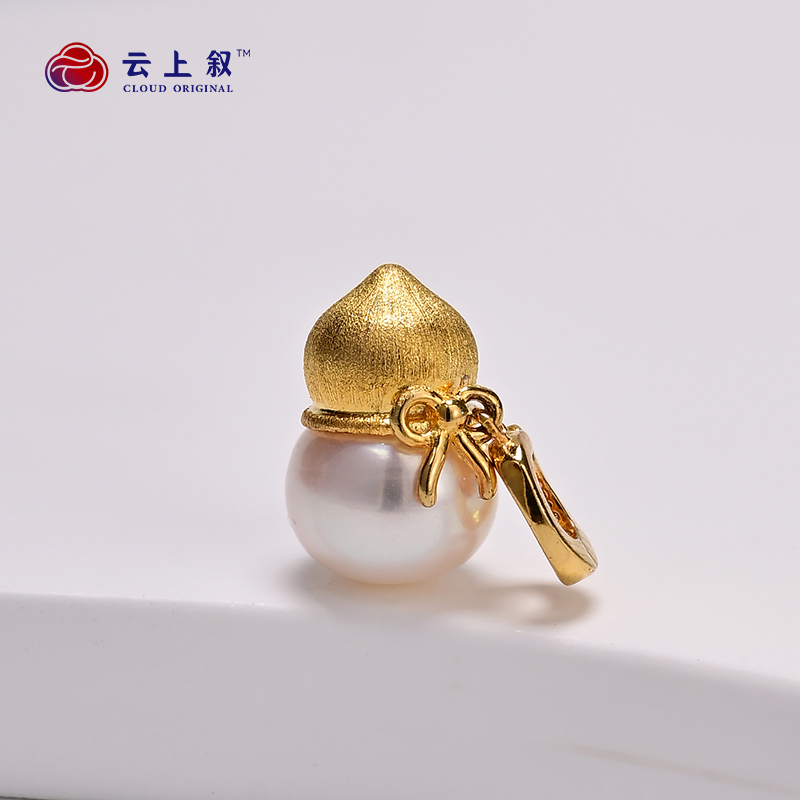 天然淡水珍珠葫芦吊坠女轻奢小众