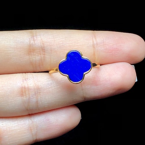 云上叙S925银青金石戒指多样性发其一-12×12mm-V77083-E（商城）