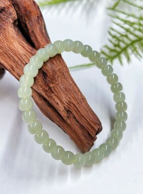 【云上叙】和田玉手串-多样性发一件-6.5mm+-V61120-E（商城）