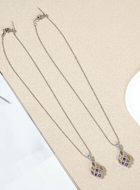 【云上叙】S925银彩蓝宝吊坠多样性发一2.5*4mm-V89218-E（商城）