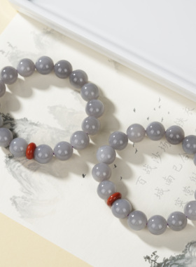 云上叙15 DS89664-和田玉单圈手串-多样性发一件-约12mm（甄选）