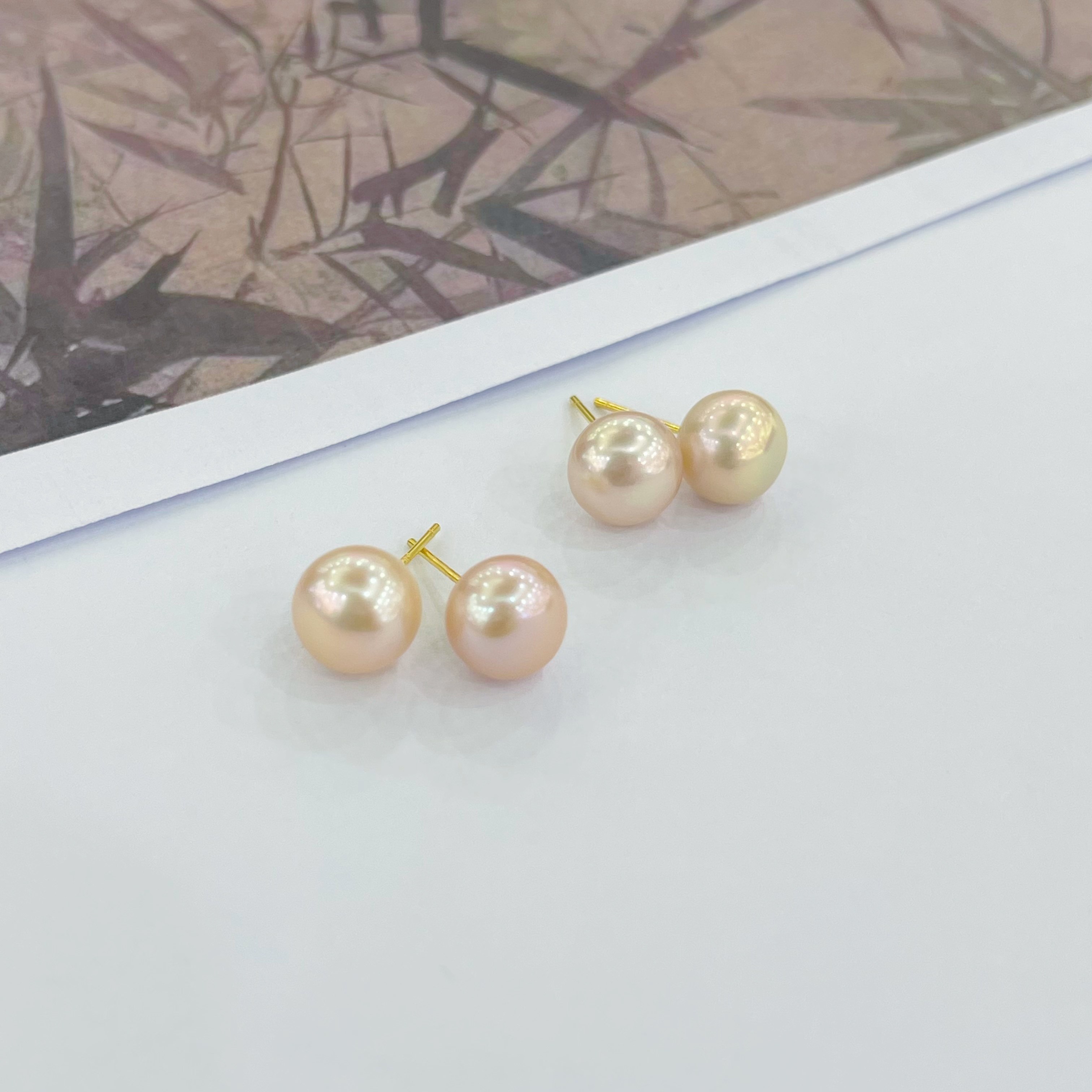 云上叙16 DS86302-S925银镶嵌珍珠耳钉-8.5mm（甄选）,珠宝/钻石/翡翠,耳饰,淘宝优惠券,粉丝福利购,淘宝优惠卷