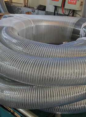 大口径pvc透明钢丝软管输料化工排污供水管110~200~300