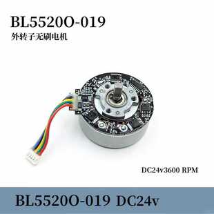 BL5520O-019稀土磁外转子支持pwm调速正筋膜枪无刷电机DC24V