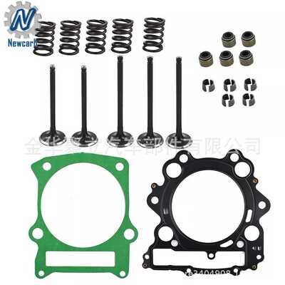 气缸进气排气阀套件用于雅马哈Raptor 660R YFM660R 4X4 02-08