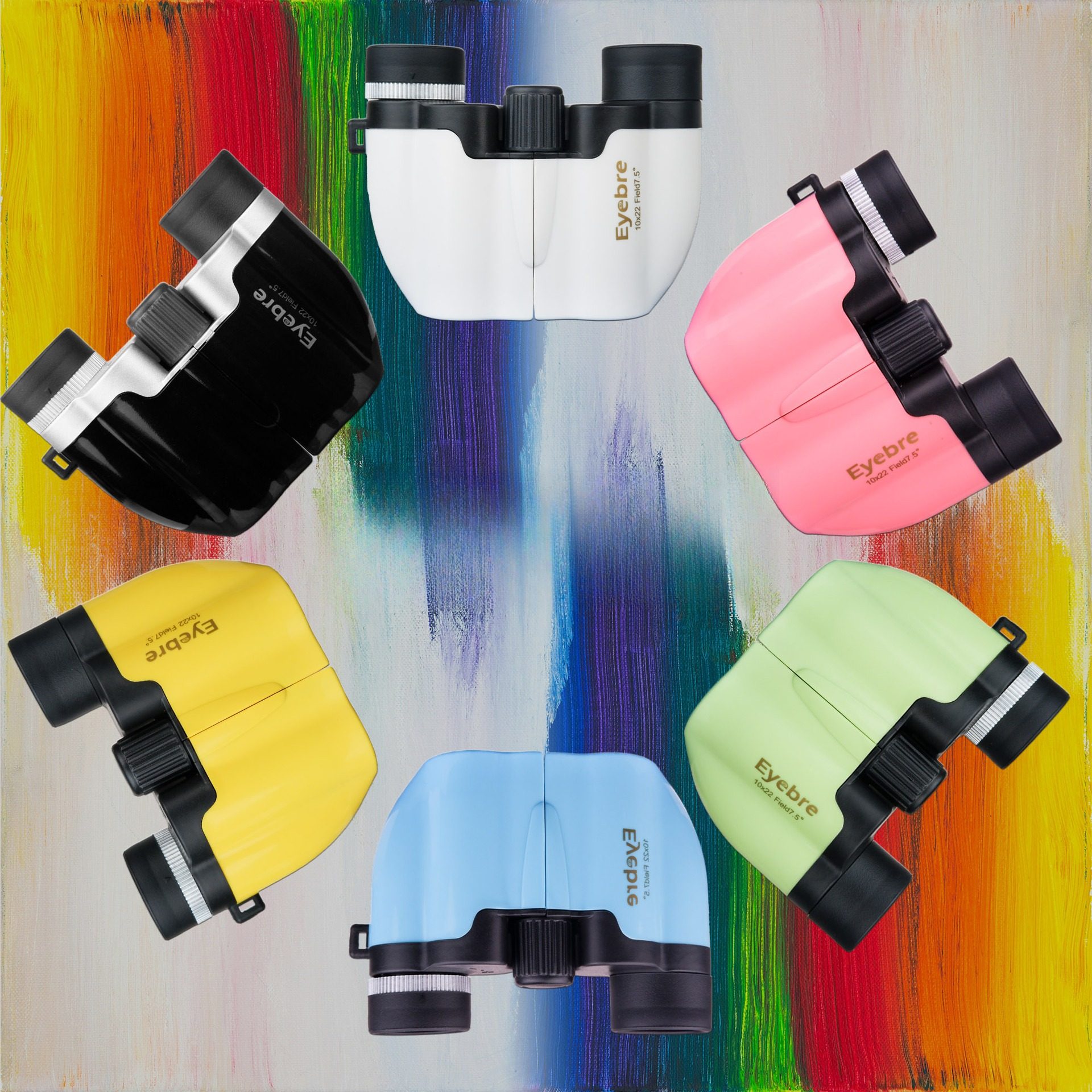 高清高倍式户外旅游演唱会用儿童望远镜10x22双筒