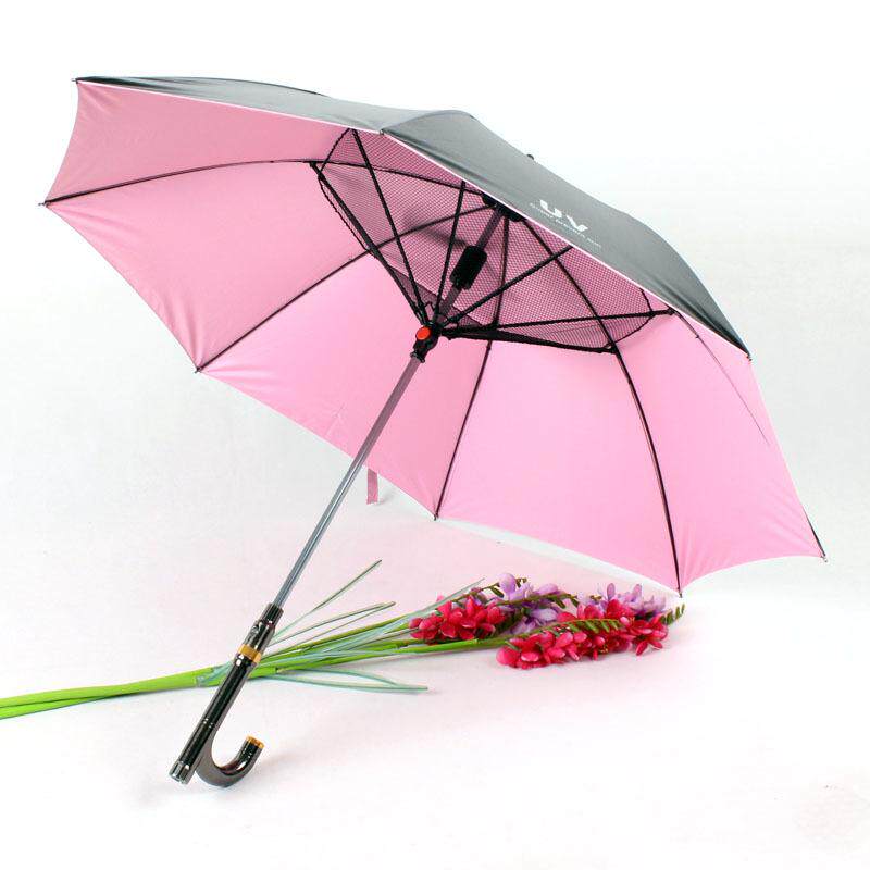 长杆风扇晴雨伞高级精品雨伞