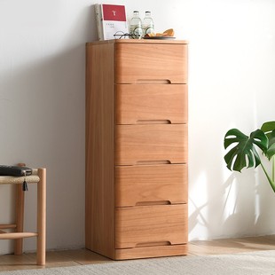 实木超窄夹缝柜20 30 40cm宽厨房缝隙收纳置物架抽屉窄款五斗柜