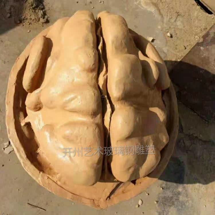 深圳厂家直销大型坚果核桃购物中心店铺雕塑仿真玻璃钢核桃工艺品