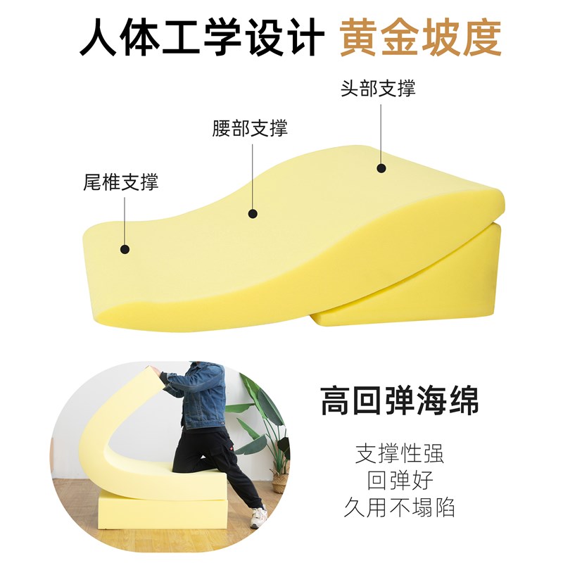 胃食管反流斜坡床垫防反酸枕头老人护理靠背孕妇三角枕斜躺体位垫