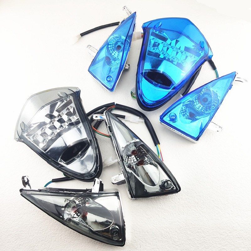 摩托车配件鬼火一代尾灯总成后转向灯总成刹车灯转弯灯泡雾灯