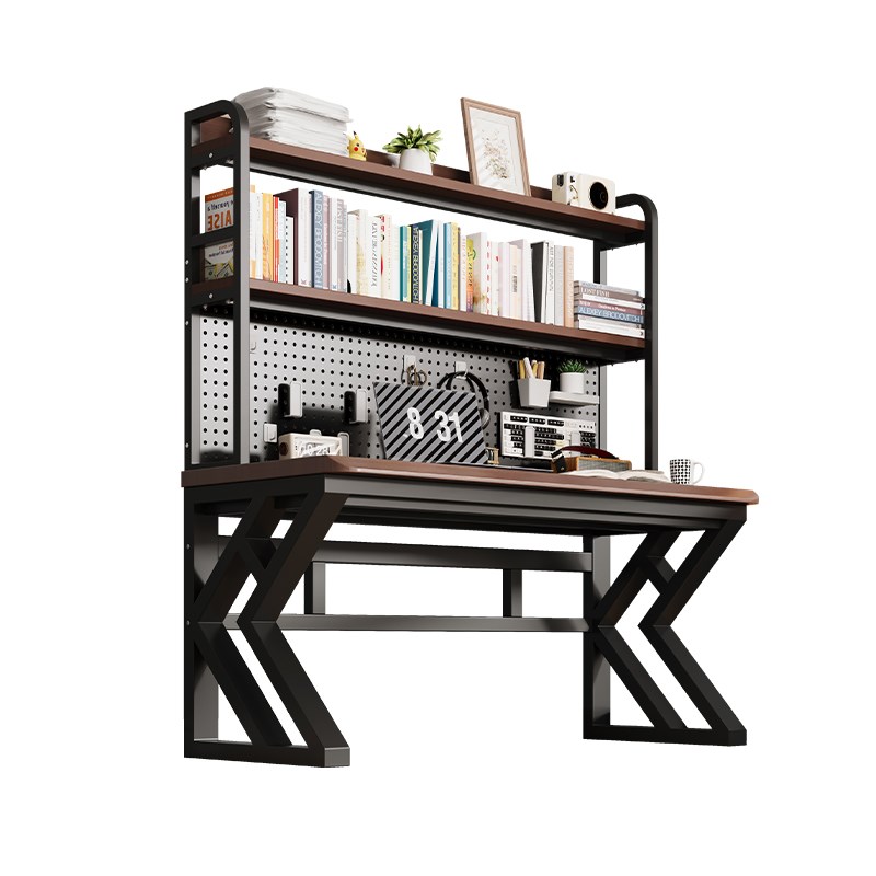 实木电脑桌台式卧室家用电竞桌书桌学生学习桌双人现代简约办公桌