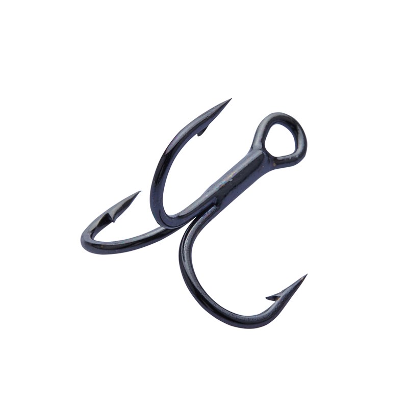 APADA亚伯达精选3倍加强ST56三本钩圆尖钩底打扁三刀焊接路亚亮片