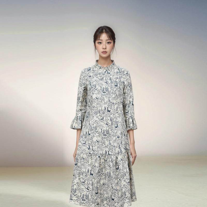 素芭大牌平替连衣裙新款轻奢