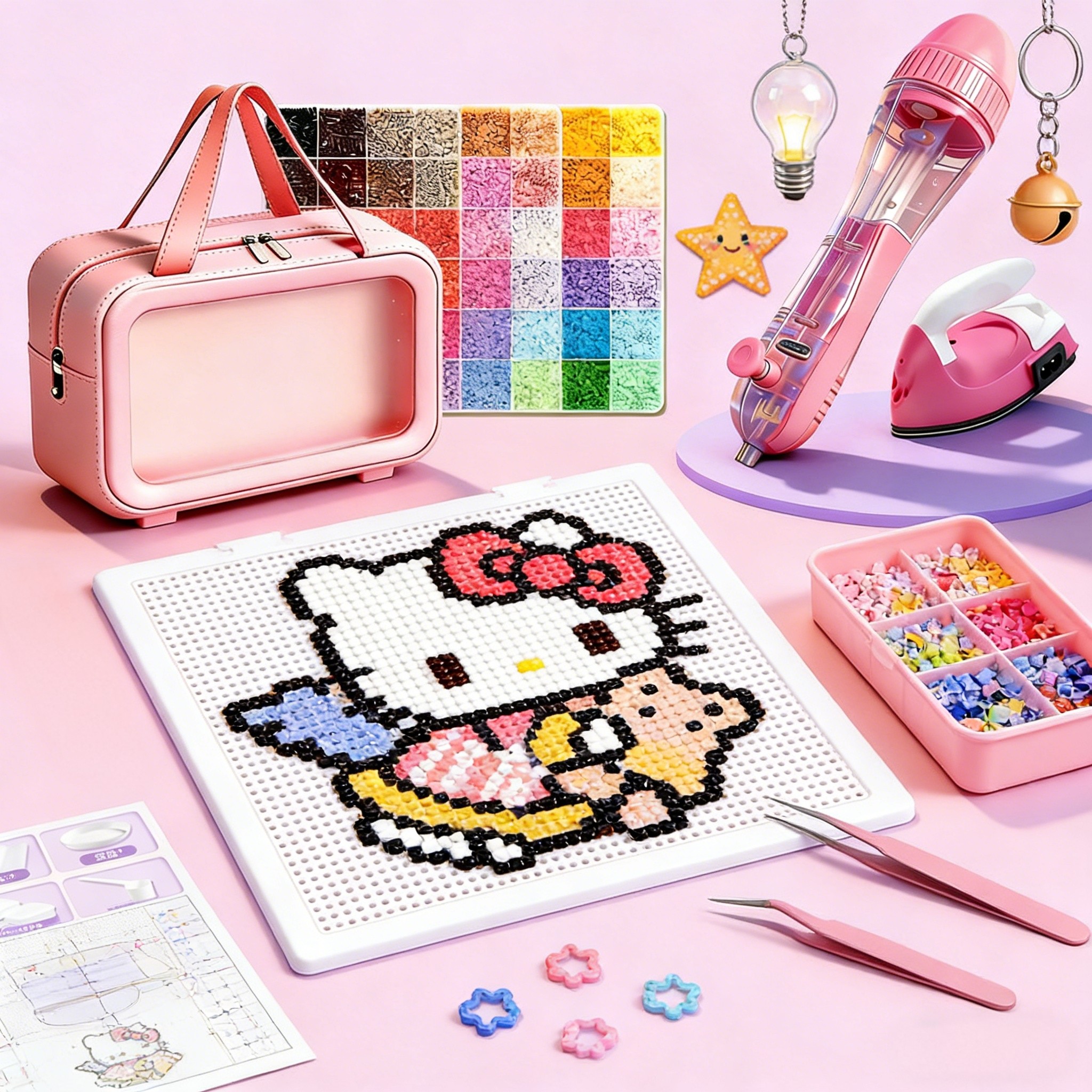 拼豆豆手工diy材料包MARD色号套装全套立体融合拼豆工具补充包,玩具/童车/益智/积木/模型,其它玩具,淘宝优惠券,粉丝福利购,淘宝优惠卷