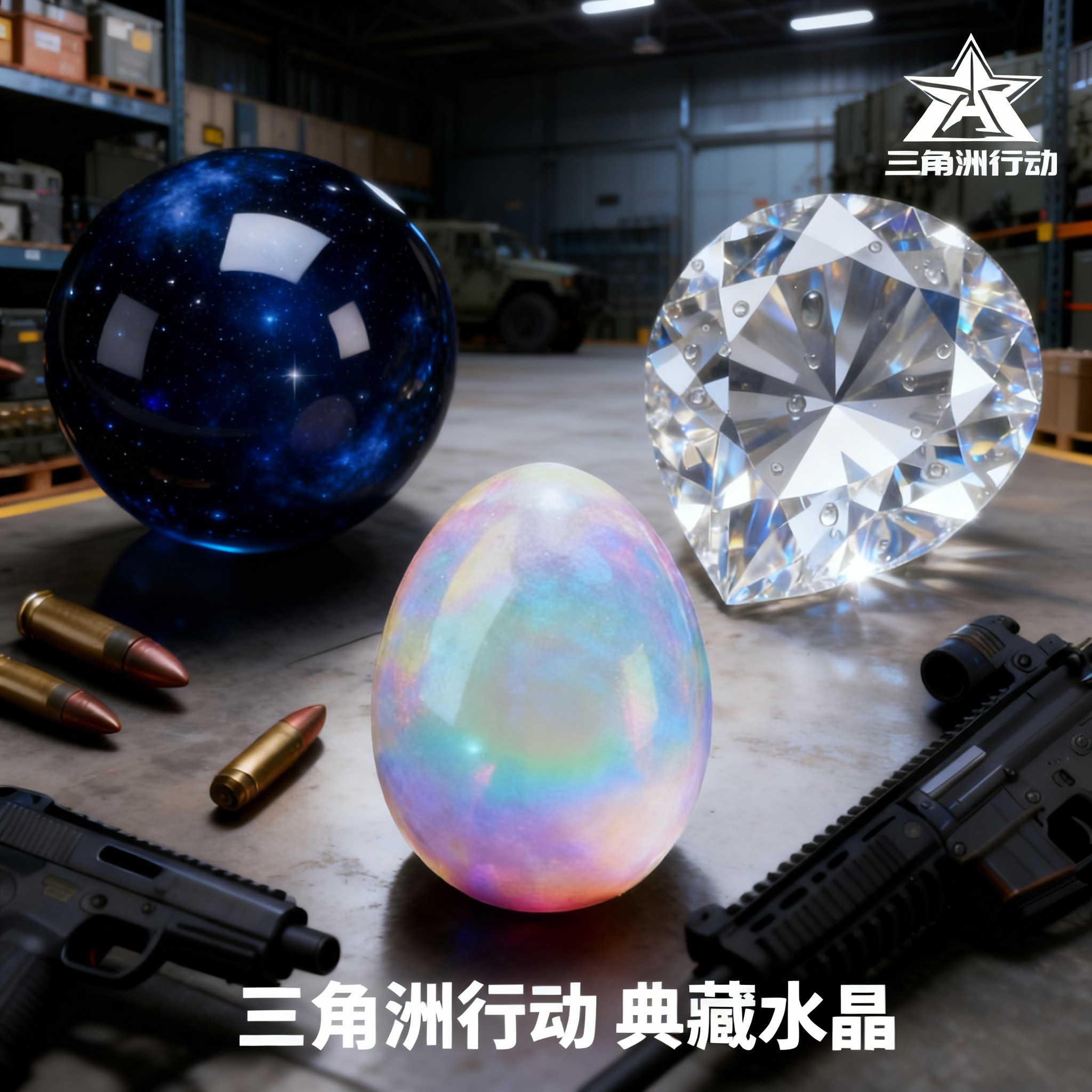 炫彩鸟蛋三角洲行动周边模型非洲之心摆件典藏级手办海洋之泪玩具