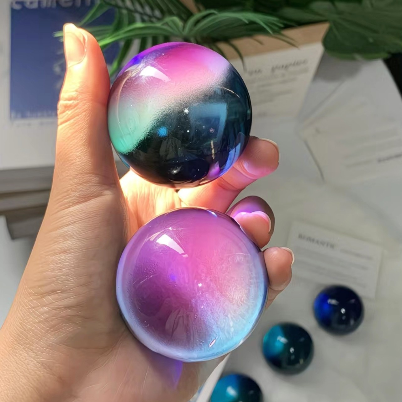 海洋之泪三角洲行动周边大红非洲之心模型手办水晶球男生摆件玩具