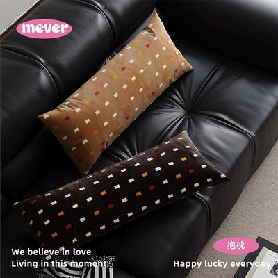 美拉德中古风轻奢高级感抱枕客厅沙发腰靠枕长条形抱枕套床上睡觉