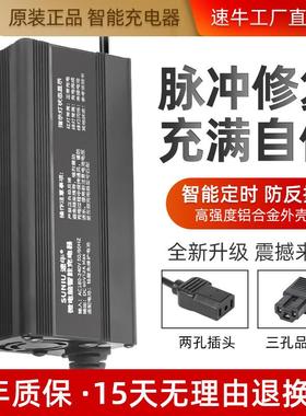 48v60v15a电动三四轮车充电器铅酸免维护电池大功率充电机72v10a