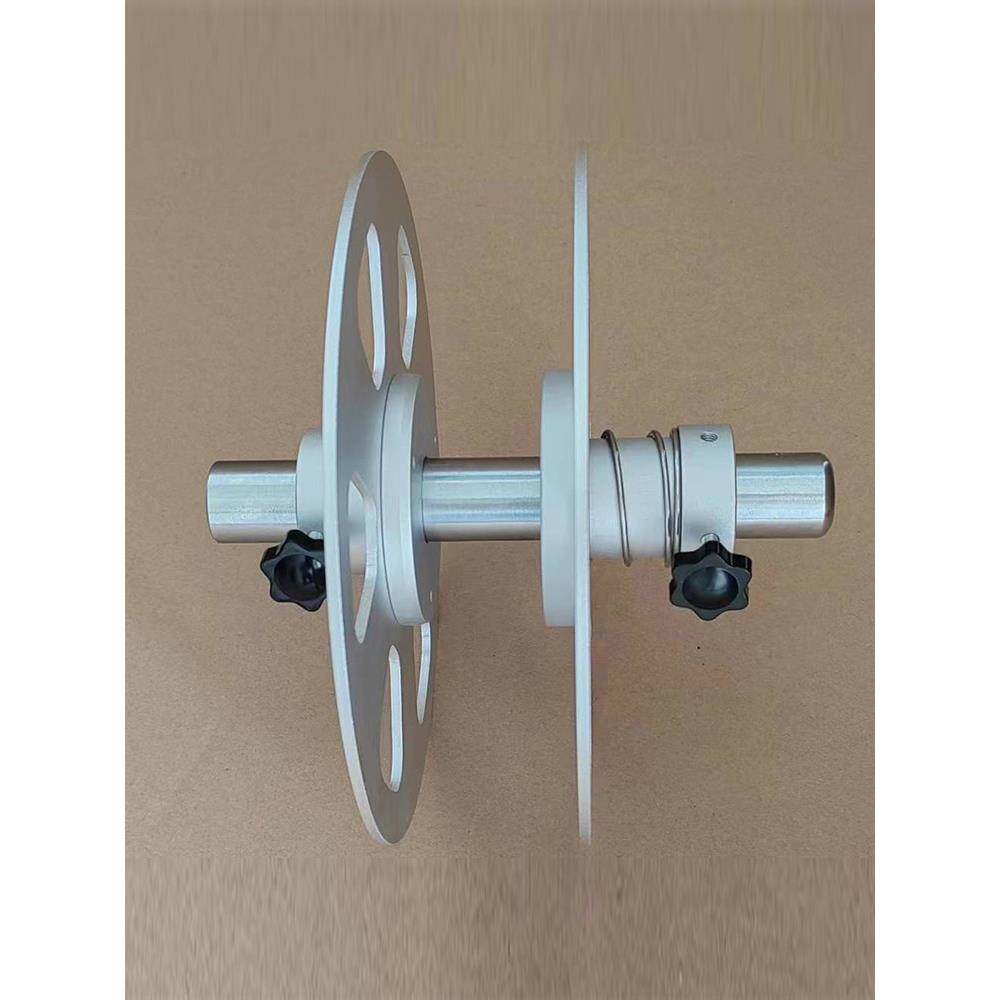 贴标机铝合金挡料盘编带挡板膜切锁紧挡圈卷标弹簧压盘载带固定盘