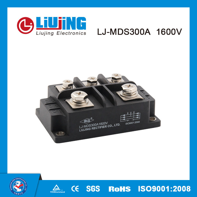 柳晶软启动电容充电配件三相整桥模块MDS300A1600V桥式整流管300A