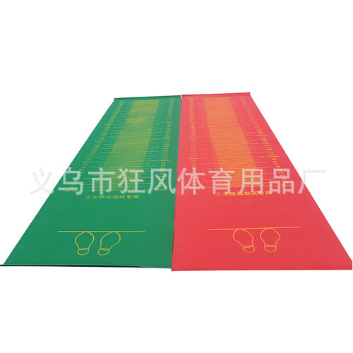 中考立定跳远垫子立定跳远测试仪器加厚防滑跳远测试垫加重橡胶垫