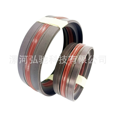 注塑机尾板油缸用耐高温DAS型氟胶密封圈五组合油封80*60*35.1