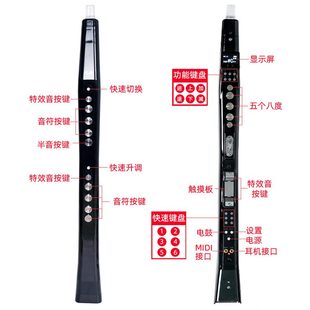 甄选卓恩电吹管YH501S国产九幽电子吹管初学者电萨克斯葫芦丝雅佳