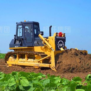 甄选装 建筑家用液压履带推土机 卸推土机 养殖场清粪矮棚小铲车