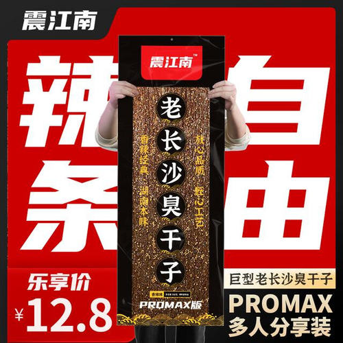震江南Plus版臭干子老长沙臭干子网红解馋香辣零食超大辣片