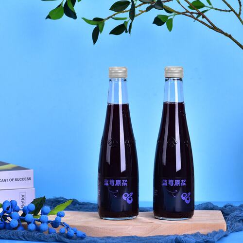 志有 蓝莓原浆 NFC蓝莓汁320ml/瓶zht