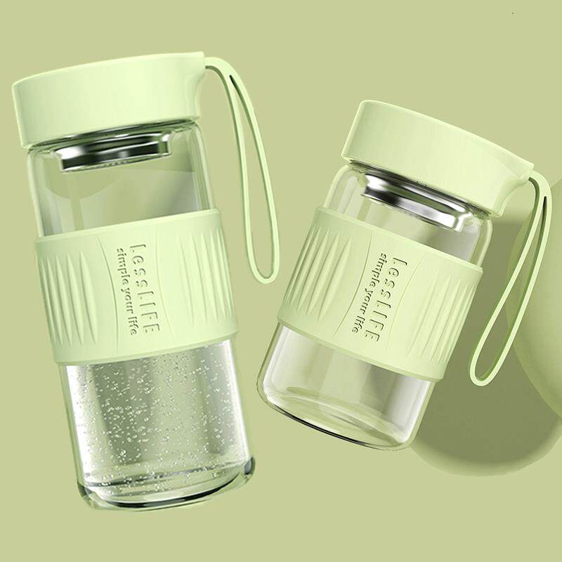 玻璃杯女高颜值家用高硼硅耐热高温泡茶男士学生喝水杯子单层小巧