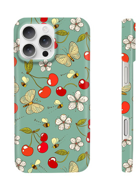 RURAL PC材质 蜂蜜 磨砂 肤质手感防摔全包硅胶硬个性男女款情侣  手机壳 保护套 适用苹果16Pro/iPhone15pro