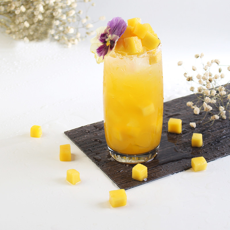 鲜活芒果汁3kg 特调芒果汁浓缩果汁风味饮料奶茶原料果味浓浆