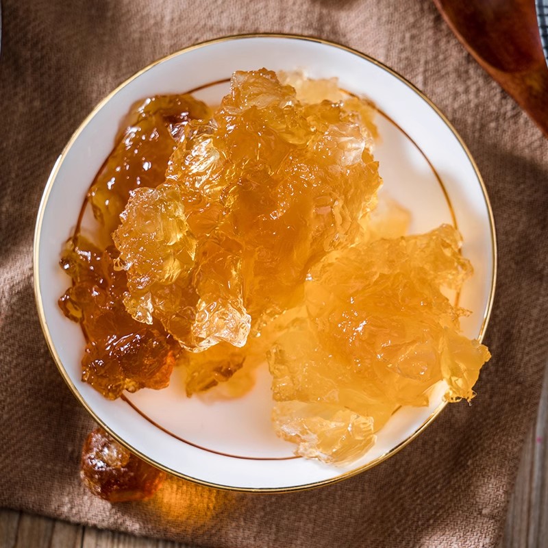 天然桃胶500g大粒云南野生正品桃胶可搭配雪燕皂角米无杂质散装