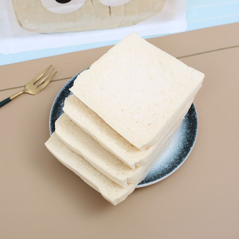 小白心里软纯牛奶无边吐司0蔗糖面包早餐蛋糕点心代餐饱腹零食品