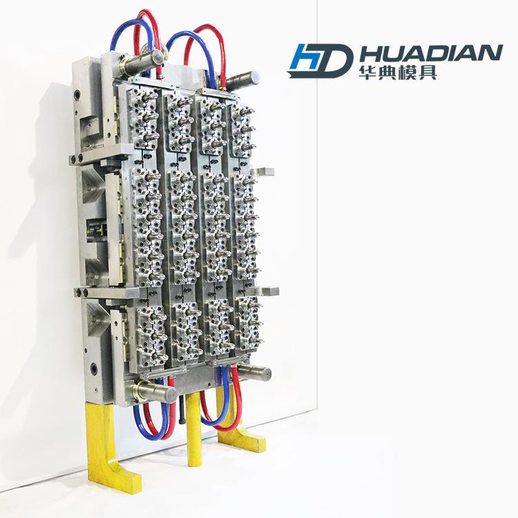 台州黄岩模具厂注塑模具热流道气封瓶胚模具48腔PET瓶胚模具